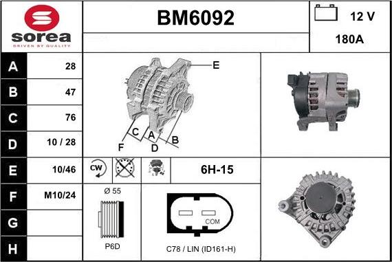 Sera BM6092 - Alternateur cwaw.fr