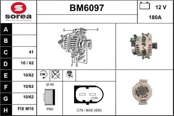 Sera BM6097 - Alternateur cwaw.fr