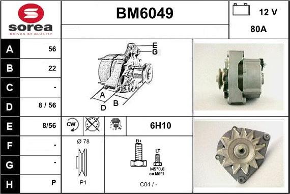 Sera BM6049 - Alternateur cwaw.fr