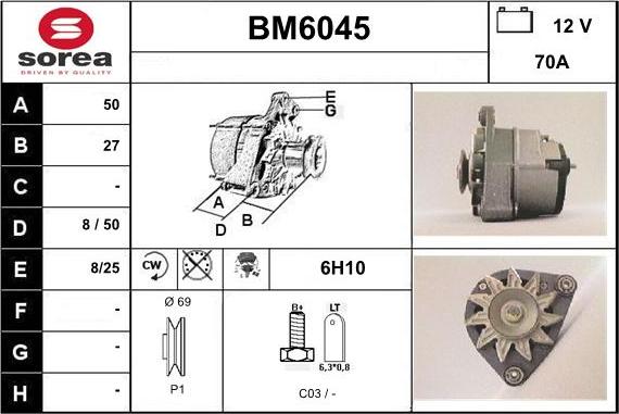 Sera BM6045 - Alternateur cwaw.fr