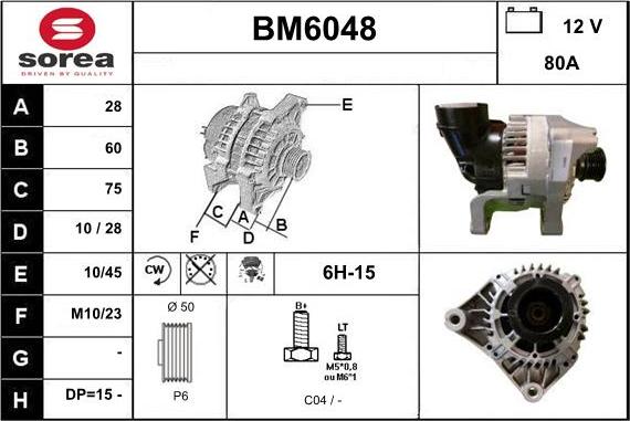 Sera BM6048 - Alternateur cwaw.fr