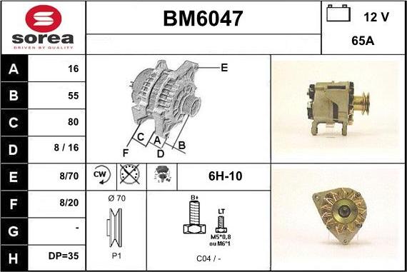 Sera BM6047 - Alternateur cwaw.fr