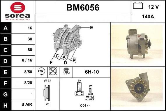 Sera BM6056 - Alternateur cwaw.fr