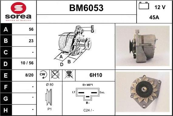 Sera BM6053 - Alternateur cwaw.fr