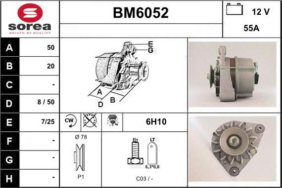 Sera BM6052 - Alternateur cwaw.fr