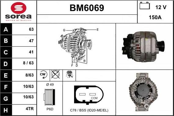 Sera BM6069 - Alternateur cwaw.fr