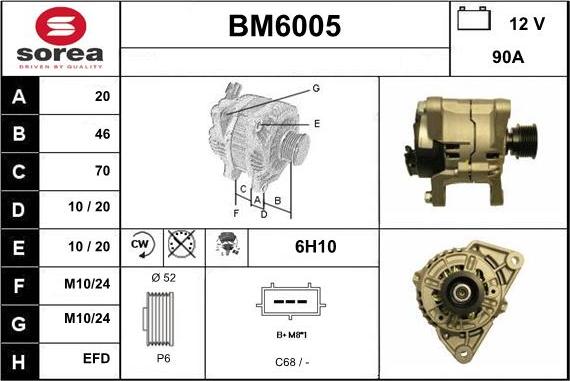 Sera BM6005 - Alternateur cwaw.fr