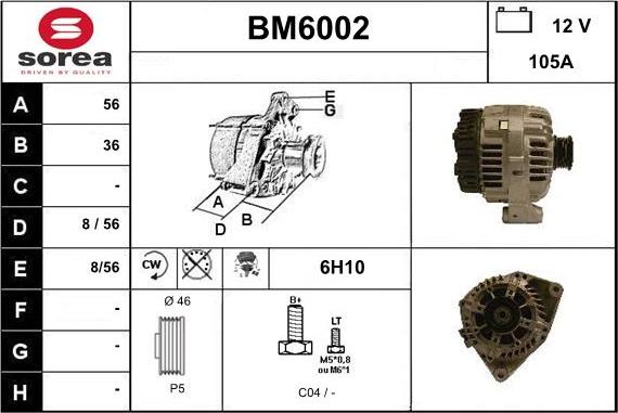 Sera BM6002 - Alternateur cwaw.fr