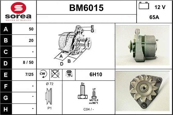 Sera BM6015 - Alternateur cwaw.fr