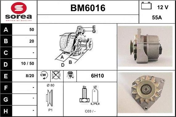 Sera BM6016 - Alternateur cwaw.fr