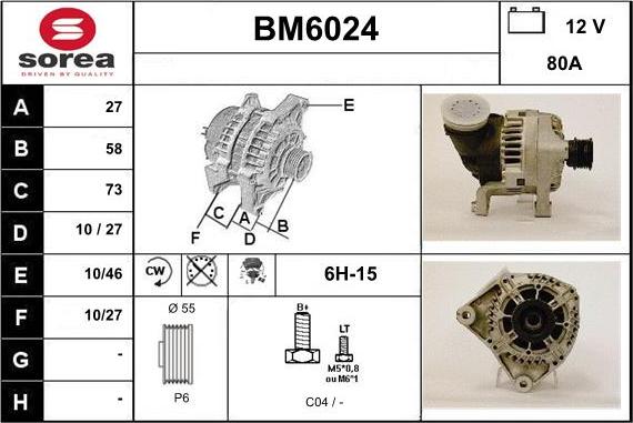 Sera BM6024 - Alternateur cwaw.fr