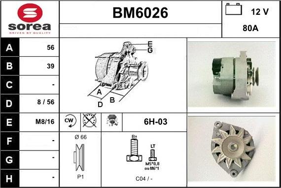 Sera BM6026 - Alternateur cwaw.fr