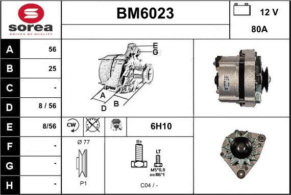 Sera BM6023 - Alternateur cwaw.fr