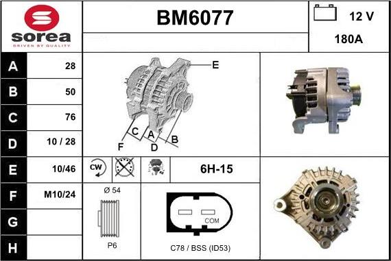 Sera BM6077 - Alternateur cwaw.fr