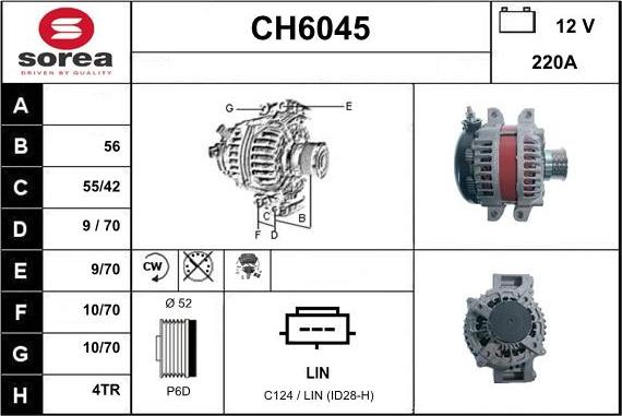 Sera CH6045 - Alternateur cwaw.fr