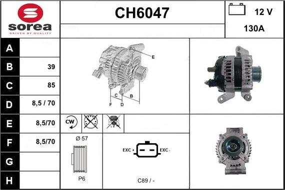 Sera CH6047 - Alternateur cwaw.fr