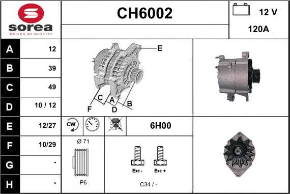 Sera CH6002 - Alternateur cwaw.fr