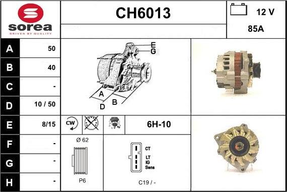 Sera CH6013 - Alternateur cwaw.fr