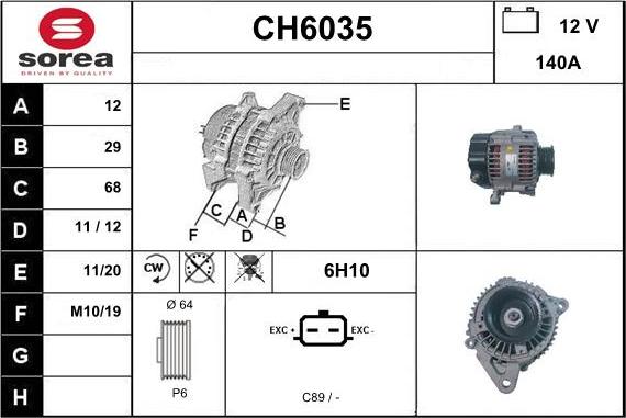 Sera CH6035 - Alternateur cwaw.fr