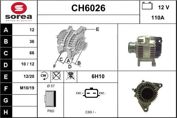 Sera CH6026 - Alternateur cwaw.fr