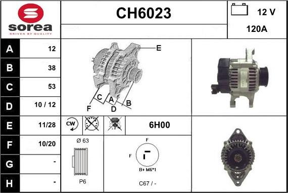 Sera CH6023 - Alternateur cwaw.fr