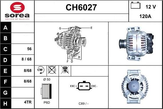 Sera CH6027 - Alternateur cwaw.fr