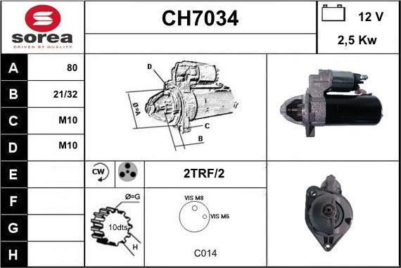 Sera CH7034 - Démarreur cwaw.fr