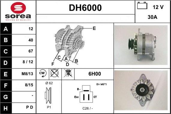 Sera DH6000 - Alternateur cwaw.fr