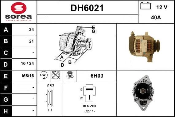 Sera DH6021 - Alternateur cwaw.fr