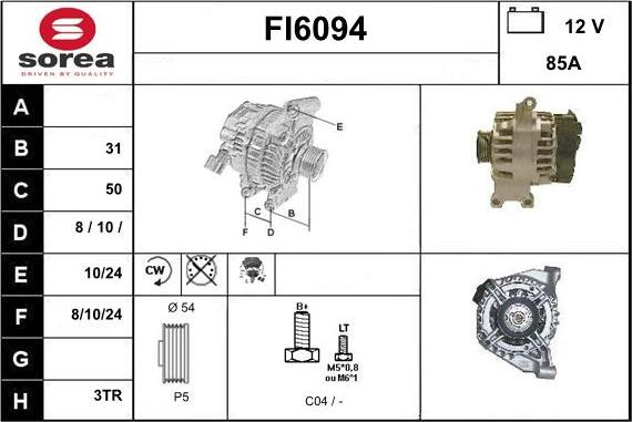 Sera FI6094 - Alternateur cwaw.fr