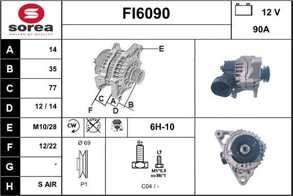 Sera FI6090 - Alternateur cwaw.fr