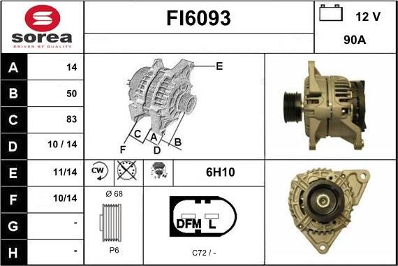 Sera FI6093 - Alternateur cwaw.fr