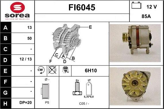 Sera FI6045 - Alternateur cwaw.fr