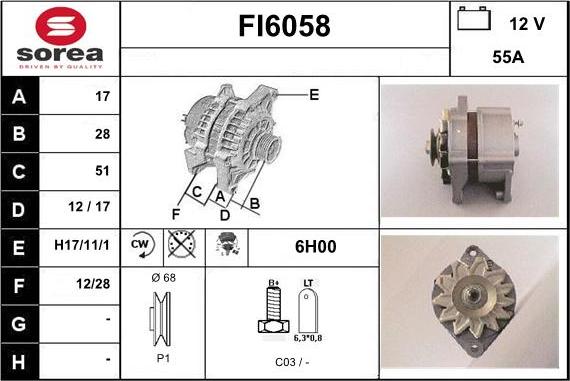 Sera FI6058 - Alternateur cwaw.fr