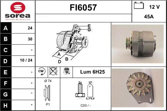 Sera FI6057 - Alternateur cwaw.fr