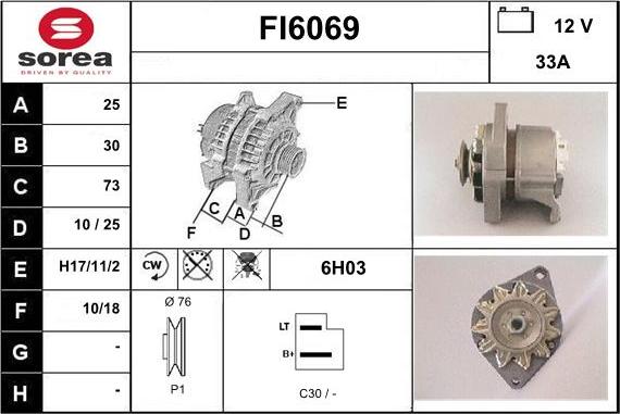 Sera FI6069 - Alternateur cwaw.fr