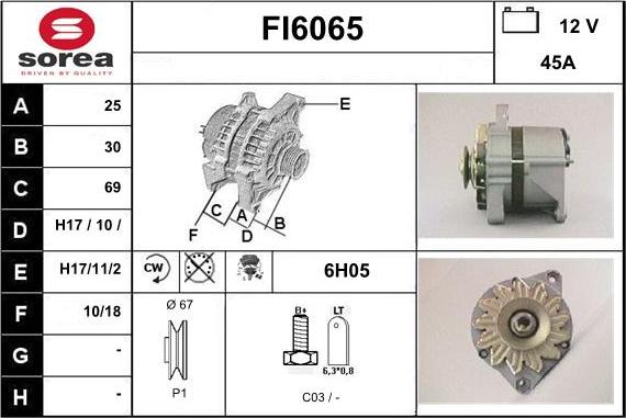 Sera FI6065 - Alternateur cwaw.fr