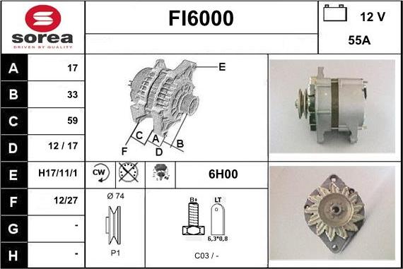 Sera FI6000 - Alternateur cwaw.fr