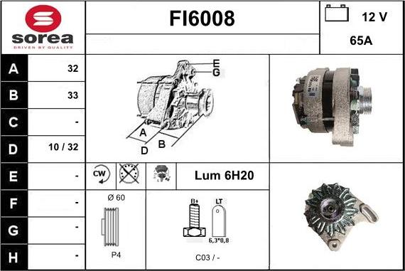 Sera FI6008 - Alternateur cwaw.fr