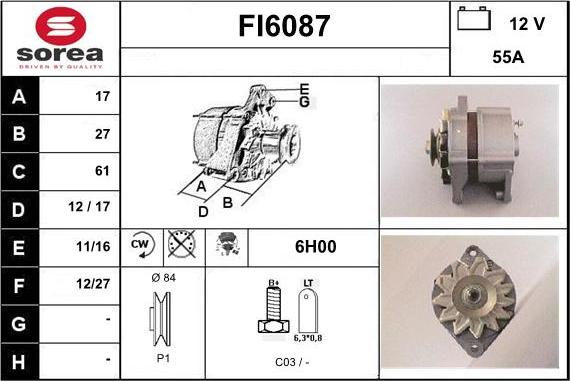 Sera FI6087 - Alternateur cwaw.fr