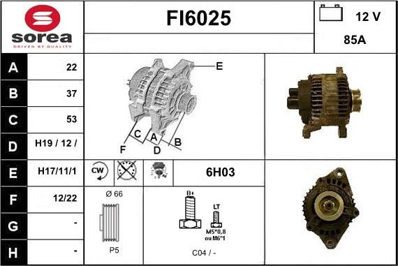 Sera FI6025 - Alternateur cwaw.fr