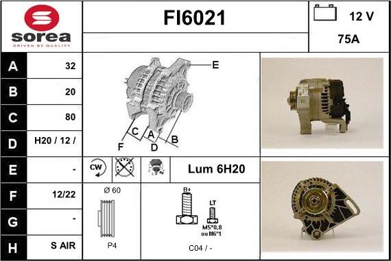 Sera FI6021 - Alternateur cwaw.fr