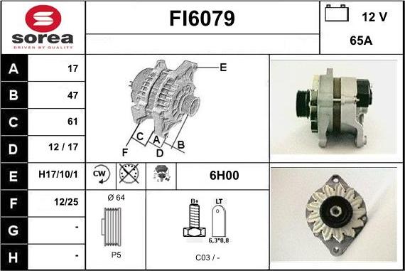 Sera FI6079 - Alternateur cwaw.fr