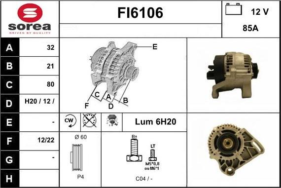 Sera FI6106 - Alternateur cwaw.fr