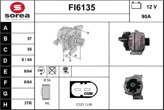 Sera FI6135 - Alternateur cwaw.fr