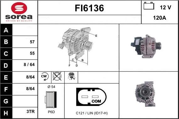 Sera FI6136 - Alternateur cwaw.fr