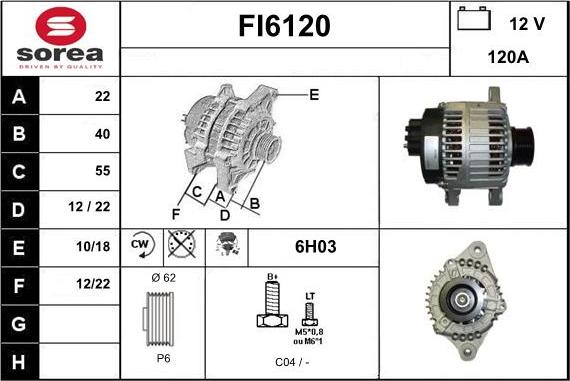 Sera FI6120 - Alternateur cwaw.fr