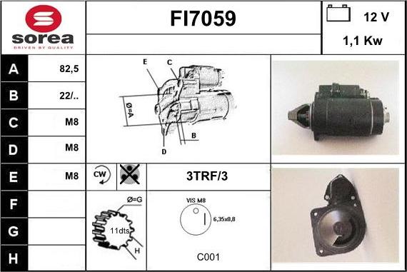 Sera FI7059 - Démarreur cwaw.fr