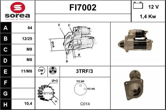 Sera FI7002 - Démarreur cwaw.fr