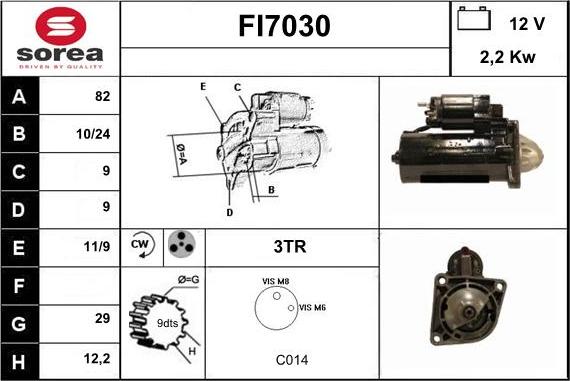 Sera FI7030 - Démarreur cwaw.fr